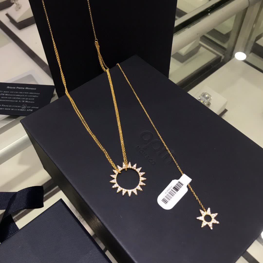 APM Monaco Sunshine Gold Necklace